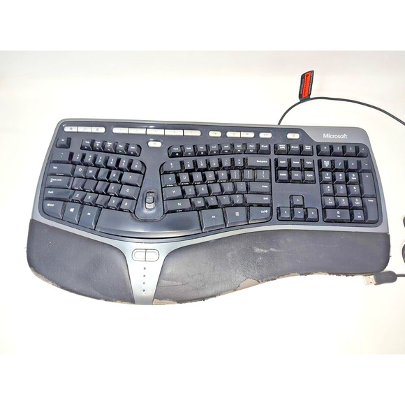 Microsoft Natural Ergonomic Keyboard 4000 v1.0 KU-0462 Model 1048 USB Wired